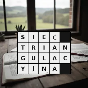 Hasło krzyżówkowe zespół punktów geodezyjnych o wyznaczonym położeniu sytuacyjnym i zastabilizowanych w terenie specjalnymi trwałymi znakami geodezyjnymi - sieć triangulacyjna – rozwiązanie, synonimy, podpowiedzi i definicje krzyżówkowe